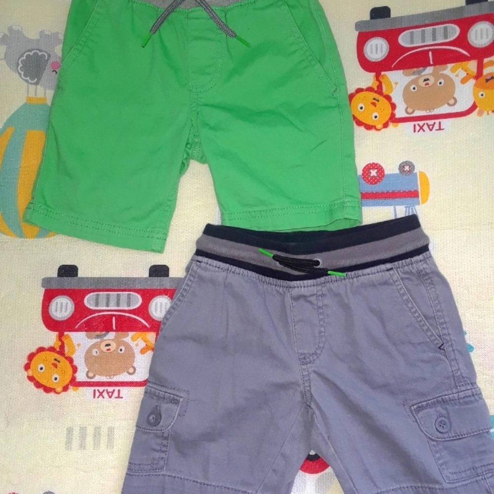 Green and Blue Shorts